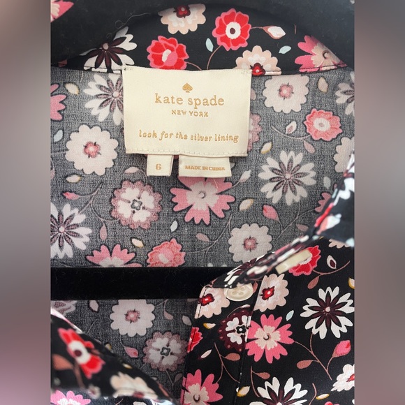 Kate Spade Mini Casa Flora Shirt Dress 6 - Picture 2 of 13